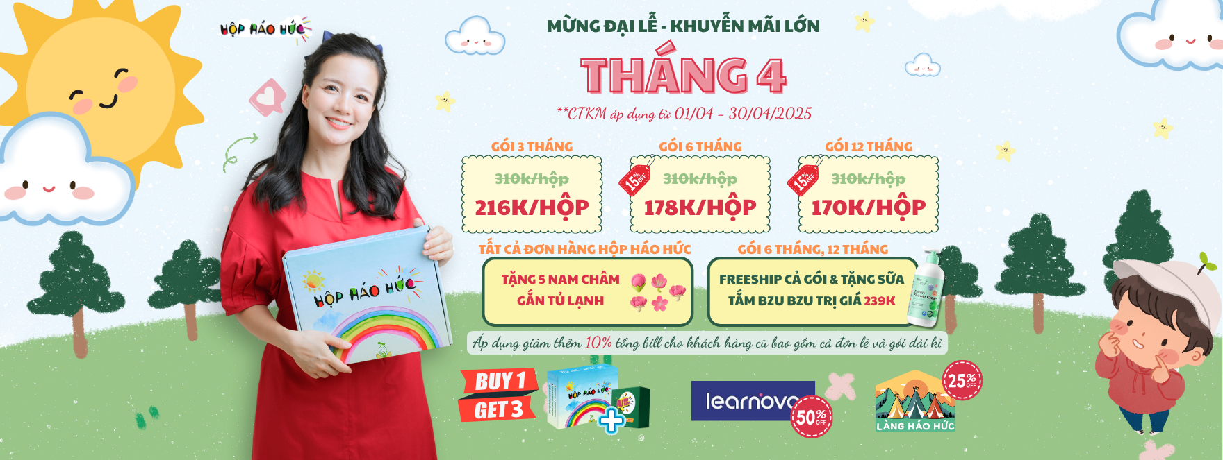 Hộp Háo Hức sách Mầm Nhỏ có gì?