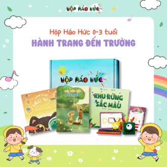 Hộp Háo Hức HÀNH TRANG ĐẾN TRƯỜNG 0-3 tuổi 