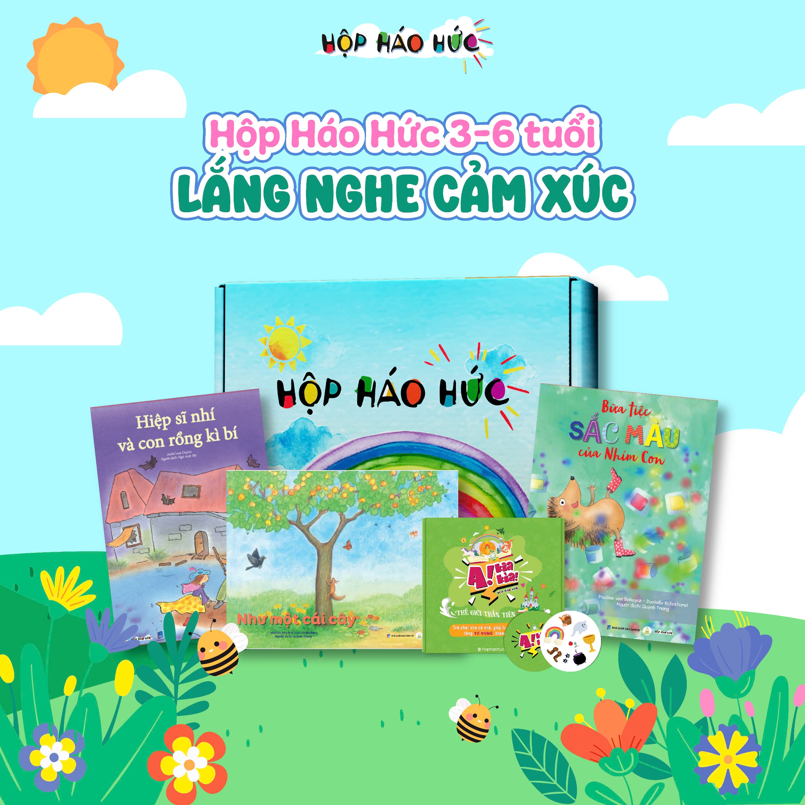 Hộp Háo Hức LẮNG NGHE CẢM XÚC 3-6 tuổi 