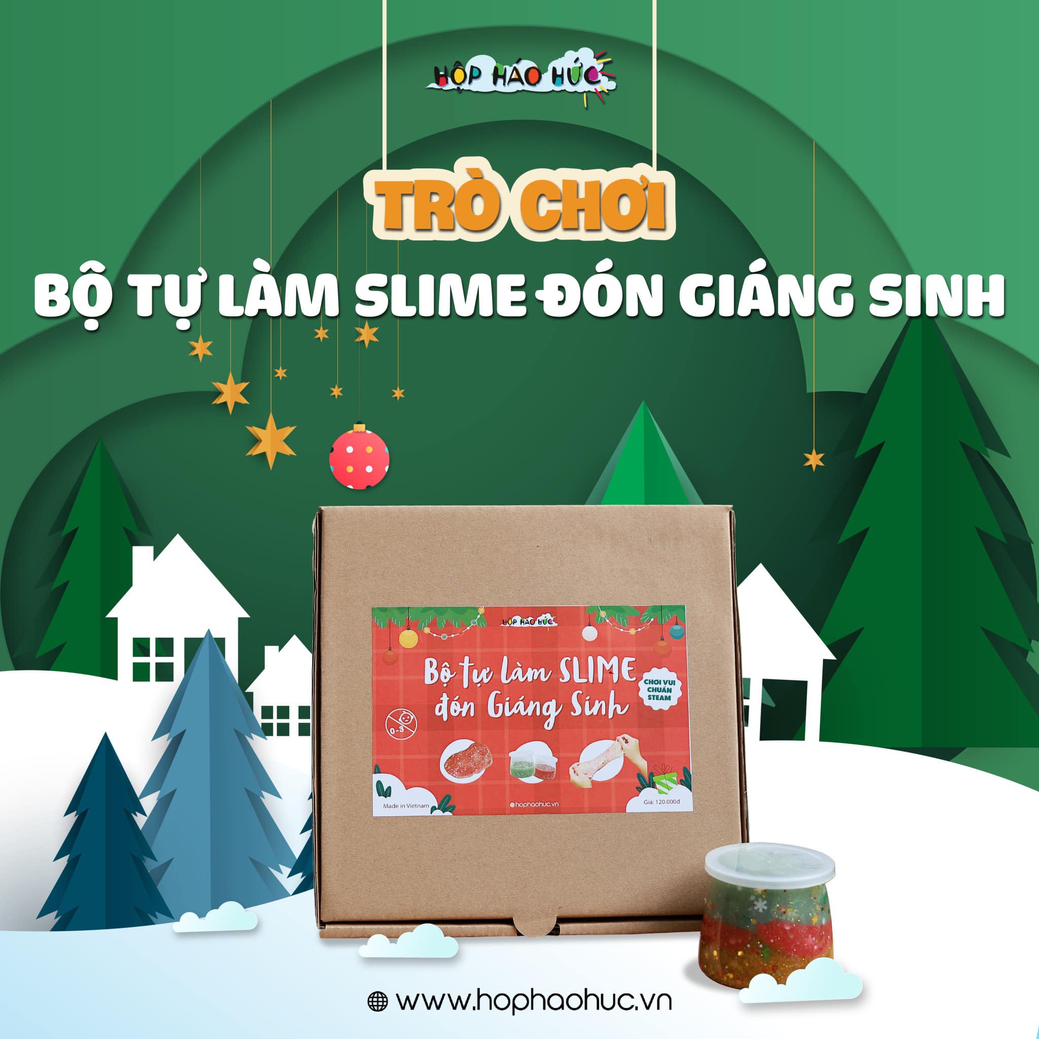 Trò chơi TỰ LÀM SLIME GIÁNG SINH