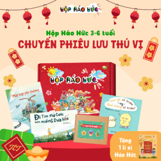 Hộp Háo Hức CHUYẾN PHIÊU LƯU THÚ VỊ 3-6 tuổi