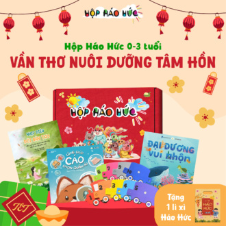 Hộp Háo Hức VẦN THƠ NUÔI DƯỠNG TÂM HỒN 0-3 tuổi