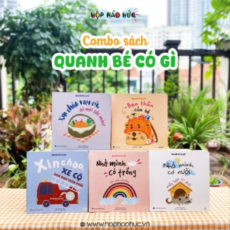 Bộ sách bồi cứng QUANH BÉ CÓ GÌ? (0-3 tuổi)