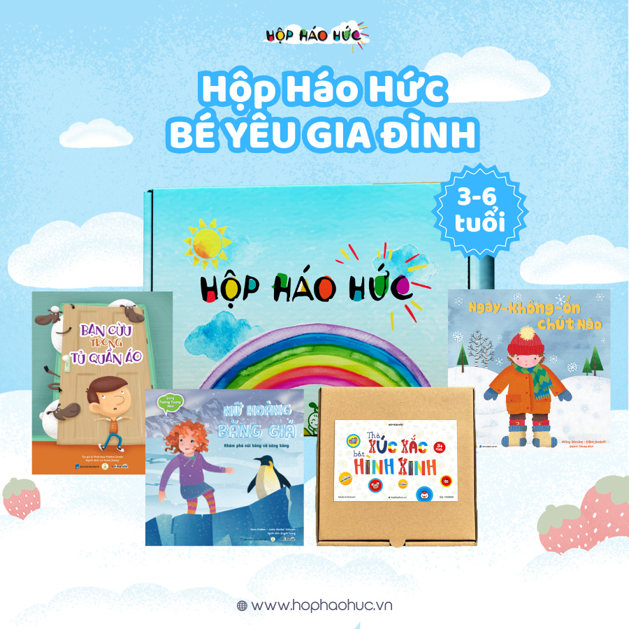 Hộp Háo Hức BÉ YÊU GIA ĐÌNH 3-6 tuổi