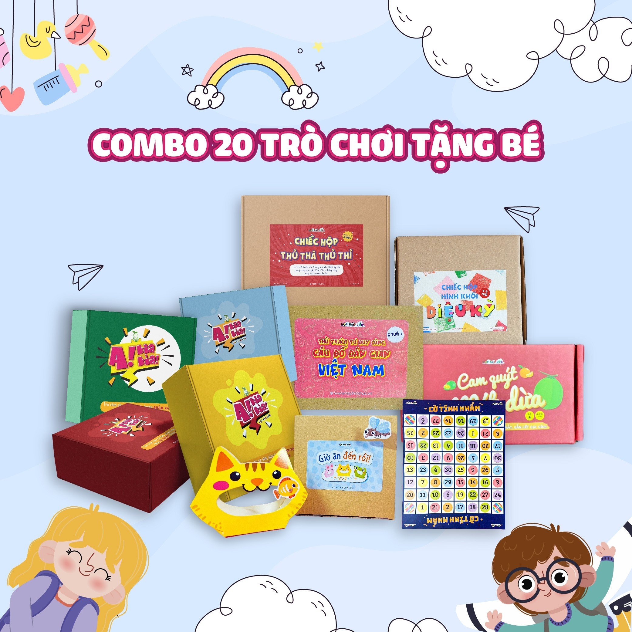 COMBO 20 TRÒ CHƠI TẶNG BÉ