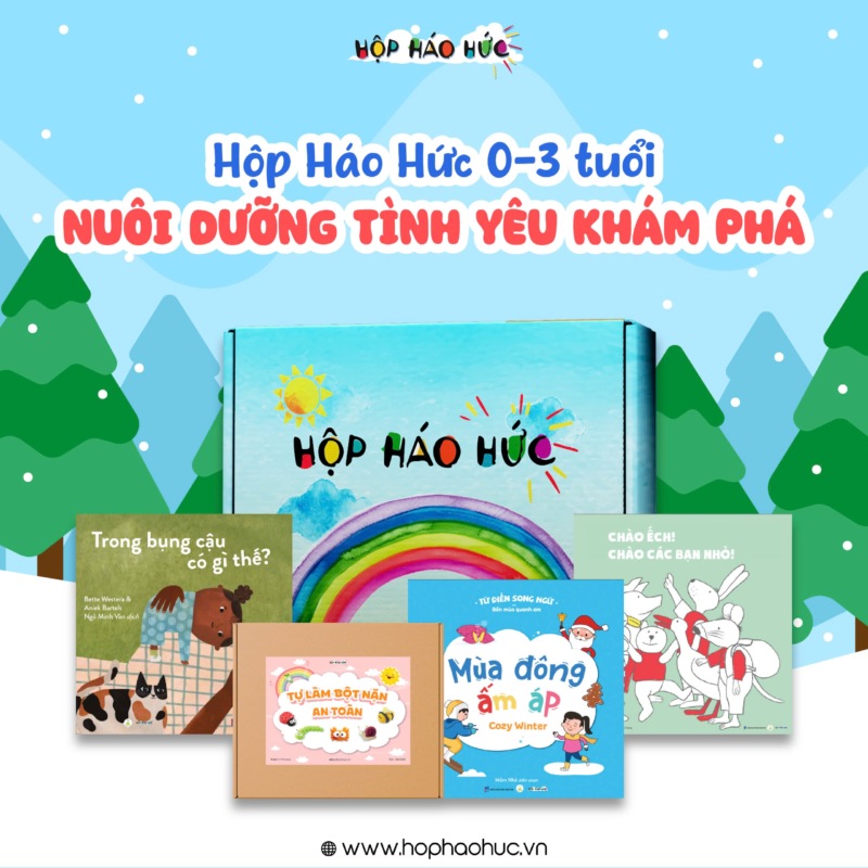 Hộp Háo Hức NUÔI DƯỠNG TÌNH YÊU KHÁM PHÁ 0-3 tuổi