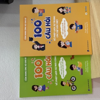 Bộ 2 sách 100 câu hỏi về phép lịch sự cho học sinh tiểu học