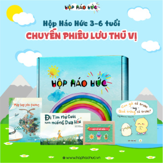 Hộp Háo Hức CHUYẾN PHIÊU LƯU THÚ VỊ 3-6 tuổi